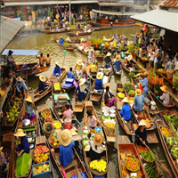 2 Tage • Private Tour Maeklong Train Market und Amphawa 